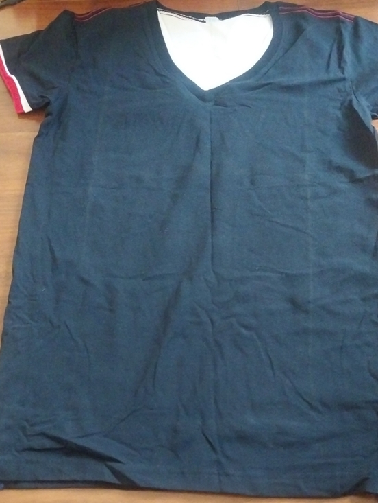 lemon & soda Tops - Classic BlueV-Neck Women's Top